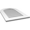 Ekena Millwork Round Top Surface Mount PVC Gable Vent: Non-Functional, w/ 3-1/2"W x 1"P Standard Frame, 20"W x 32"H GVPRT20X3201SN - alternate 3
